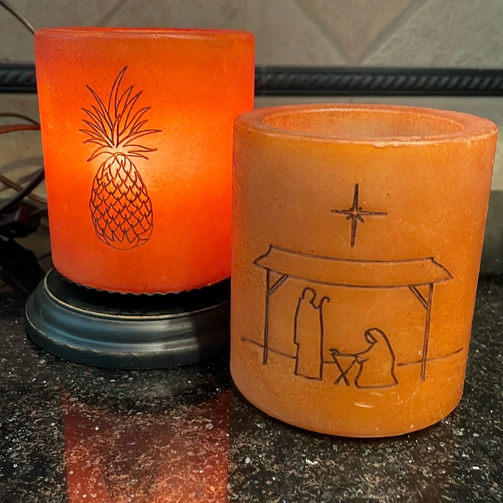 CR Designs handmade welcoming pineapple and nativity interchangeable sleeves